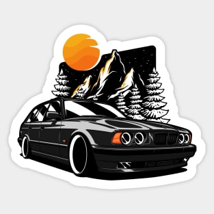 Black E34 Touring Sticker